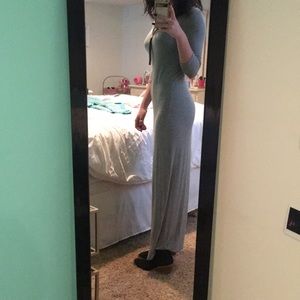 Gray Maxi Dress